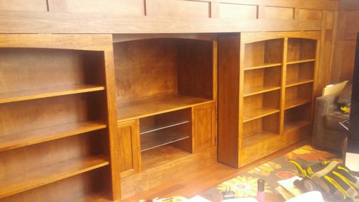 Custom Made Floating Bookcases