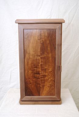 Custom Made Walnut Wall Cabinet
