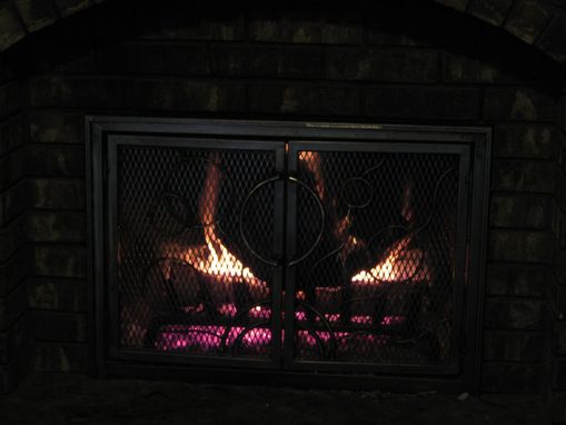Custom Made Fireplace Doors