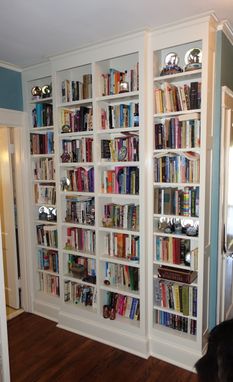 Custom Made Hallway Built In Bookcases
