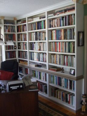 Custom Built-In Study Bookshelves by Carolina Woodworking ...