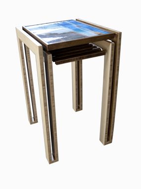 Custom Made La Jolla Image Changeable Tables