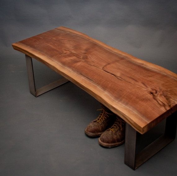 Custom Made Reclaimed Mid Century Modern Benches by ELPIS & WOOD