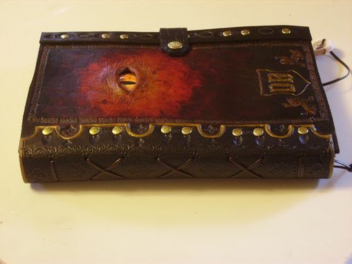 Custom Made Handcrafted Leather "Eye Of Sauron" Journal