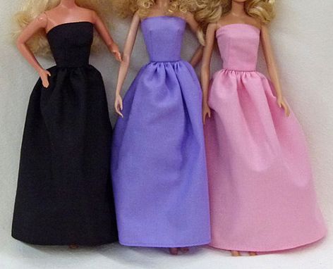 Custom Made 11.5" Fashion Doll Dresses To Decorate