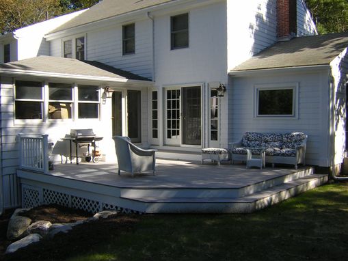 Custom Made Deck And Exterior French Doors