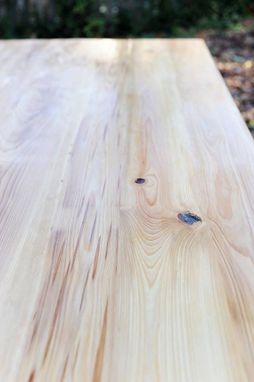 Custom Made Rustic Cypress Dining Table
