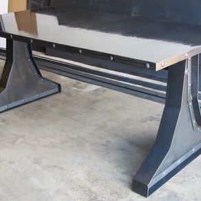 vintage industrial desk industrial chic concrete top steel rivets design vintage industrial desk conference table desks custom office and computer custommadecom vintage industrial desk industrial chic concrete top steel rivets design vintage industrial desk conference table desks custom office and computer custommadecom