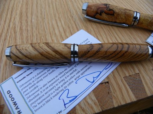 Custom Made Baron Fountain Pen In Many Different Wood Types