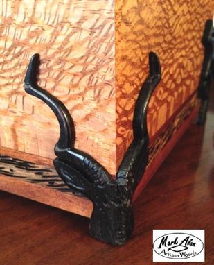 Custom Made "Kudu" Cufflink Or Ring Box