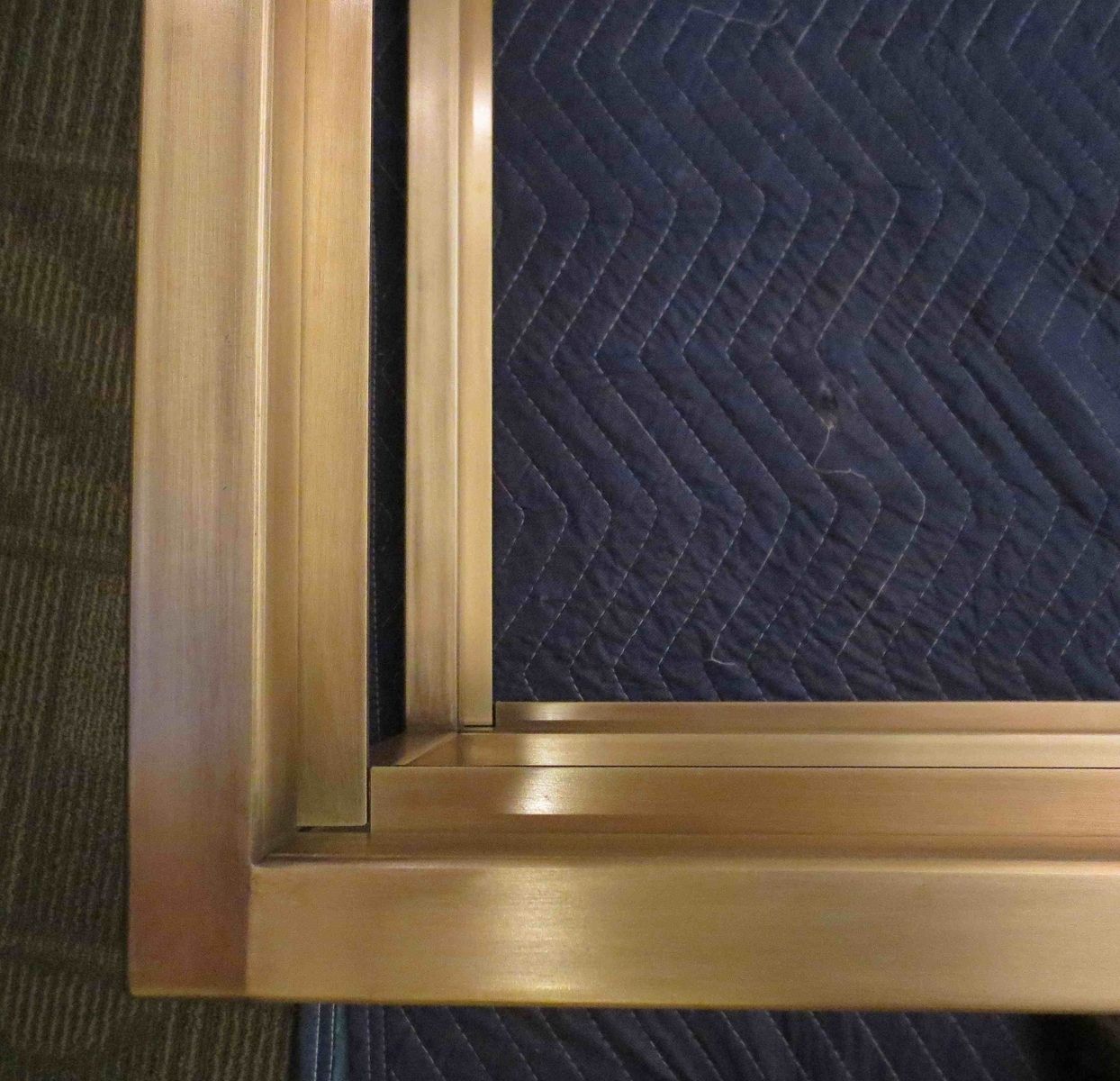 Custom Metal Modern Coffee Table Base by Andrew Stansell Design