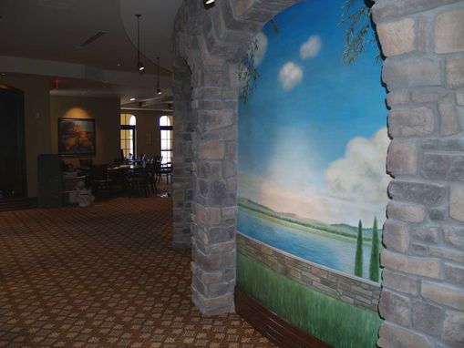 Custom Made Italian Golf Course Mural In Florida By Visionary Mural Co.