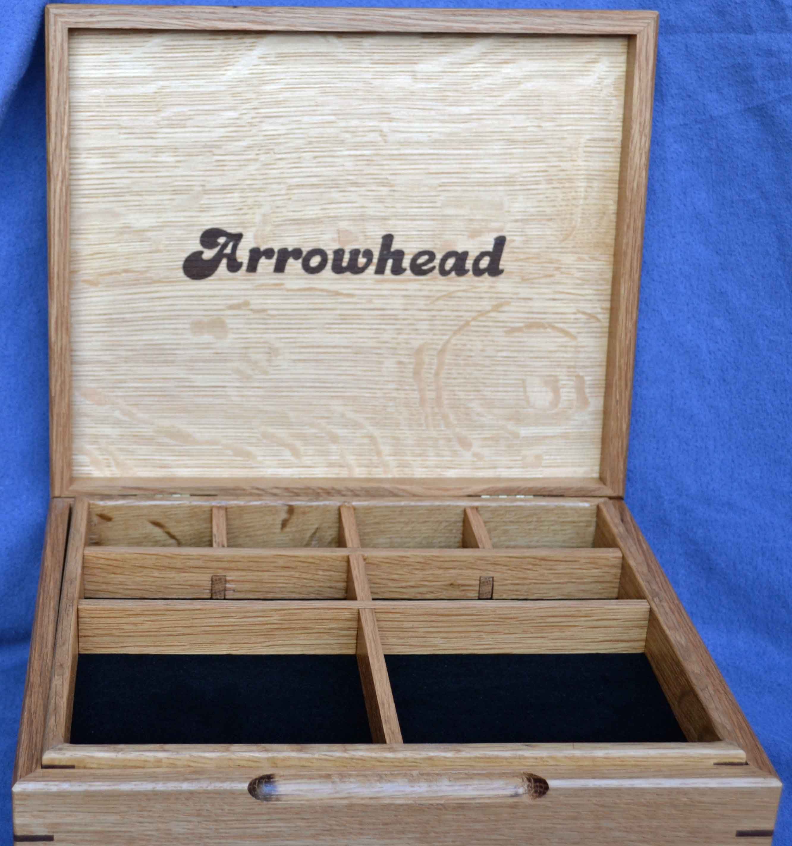 Hand Made Cape Blanco Lighthouse Jewelry Box by Dennis Chenoweth