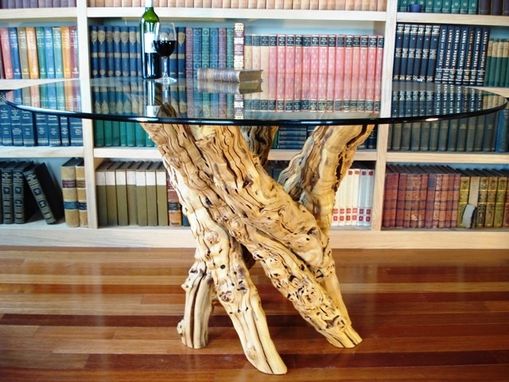 Custom Made Grapevine Dining Table - Calabrese - Made From Retired California Wine Vines. 100% Recycled!