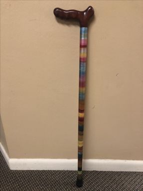 Custom Made Handcrafted Wooden Cane.
