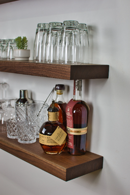 Custom Made Bar Shelves, Floating Bar Shelves, Shelf Bar, Wall Mounted Bar Shelf, Hanging Bar Shelf