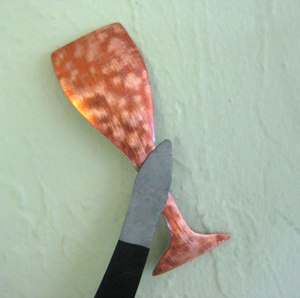 Custom Lady Chef Recycled Metal Kitchen Wall Art Sculpture Hand Painted