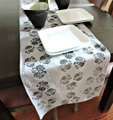 Custom Made Hand-Dyed & Block Printed Table Runners