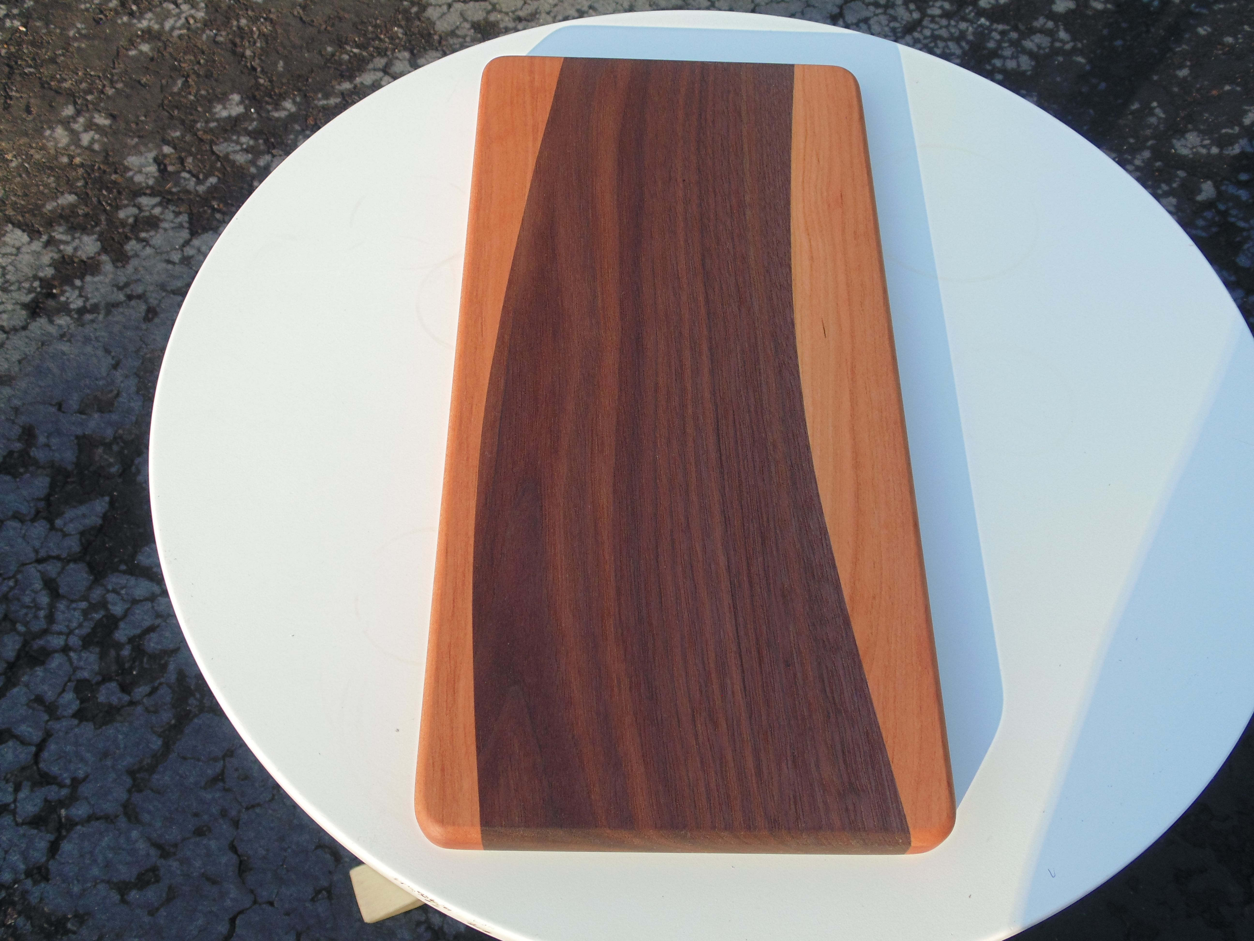Custom Made Walnut/Cherry Cutting Board by Insight Woodworking LLC