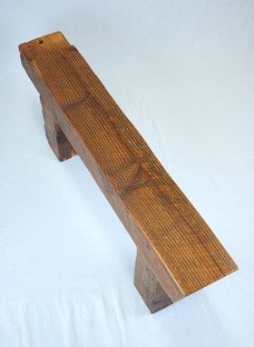 Custom Made Timber Frame Beam Bench
