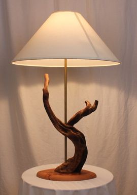 Custom Made Driftwood Table Lamp