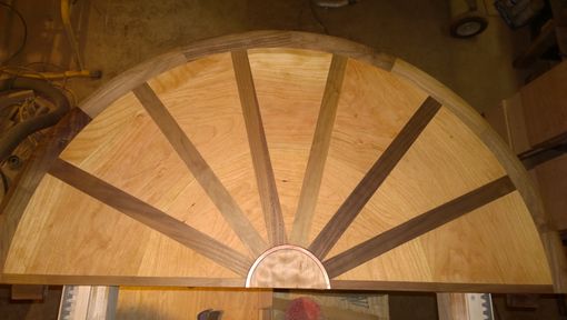 Custom Made Wagon Wheel Themed Table