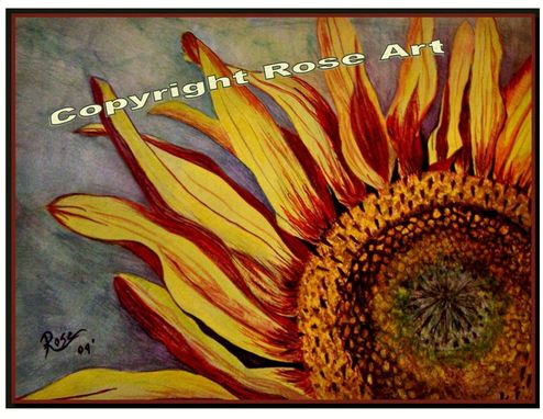 Custom Made Sunflower Art,Original Watercolor Art,Sunflower Lovers Gift,Sunflowers, Custom Art, Nature Art