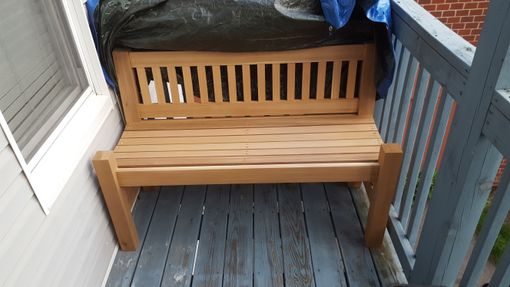 Custom Made Outdoor Bench - Custom Sizing