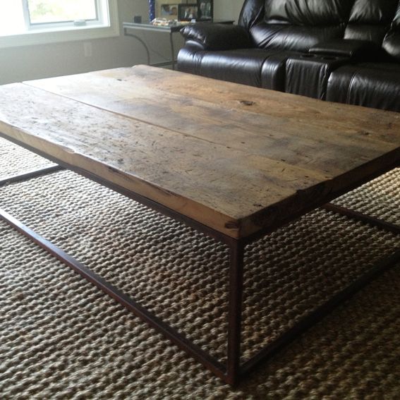 Hand Crafted Industrial-Style Coffee Table by E.B. Mann | CustomMade.com