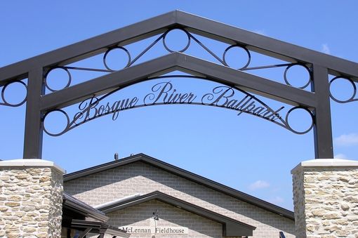 Custom Made Structural Steel Arch Sign // (Min. Shipping $450+)