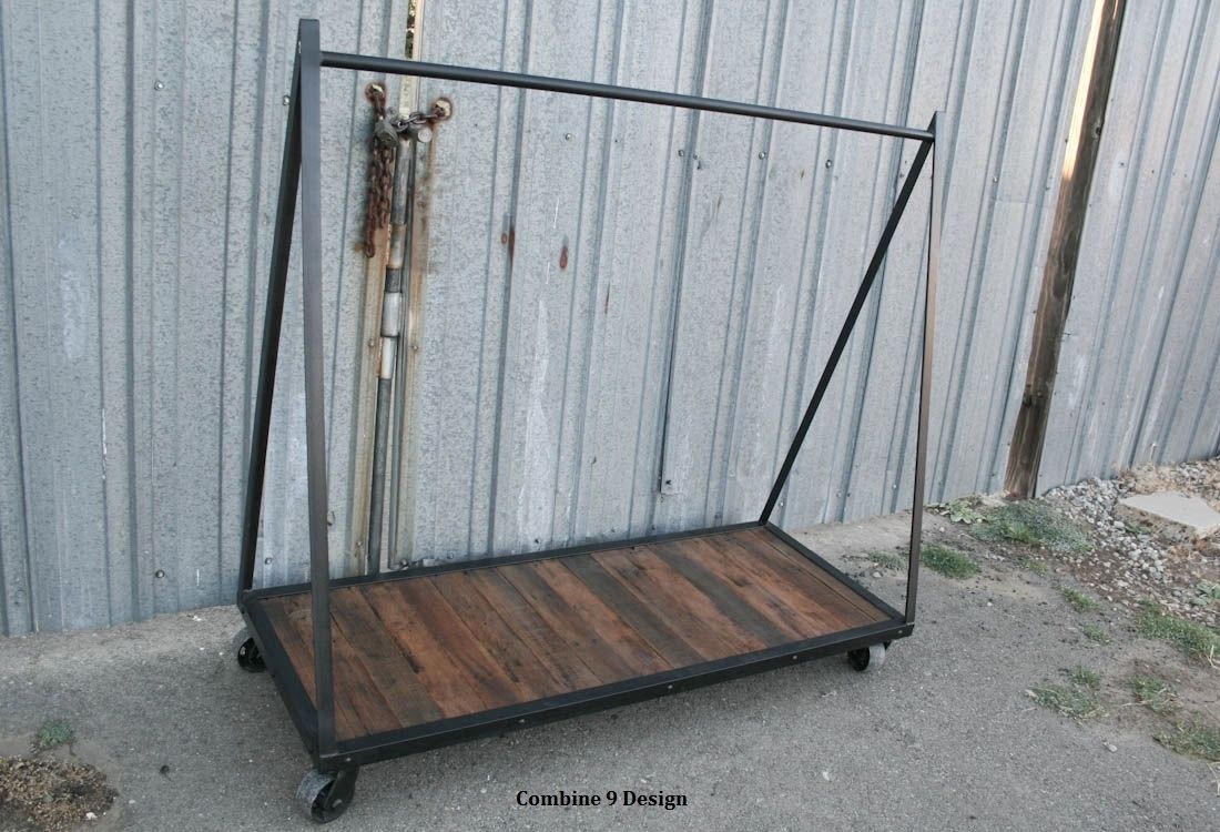 Buy a Custom Clothing Rack/Garment Rack. Vintage ...