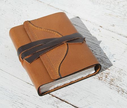 Custom Made Leather Journal Handmade Pocket Travel Gift Diary Watercolor Art Notebook
