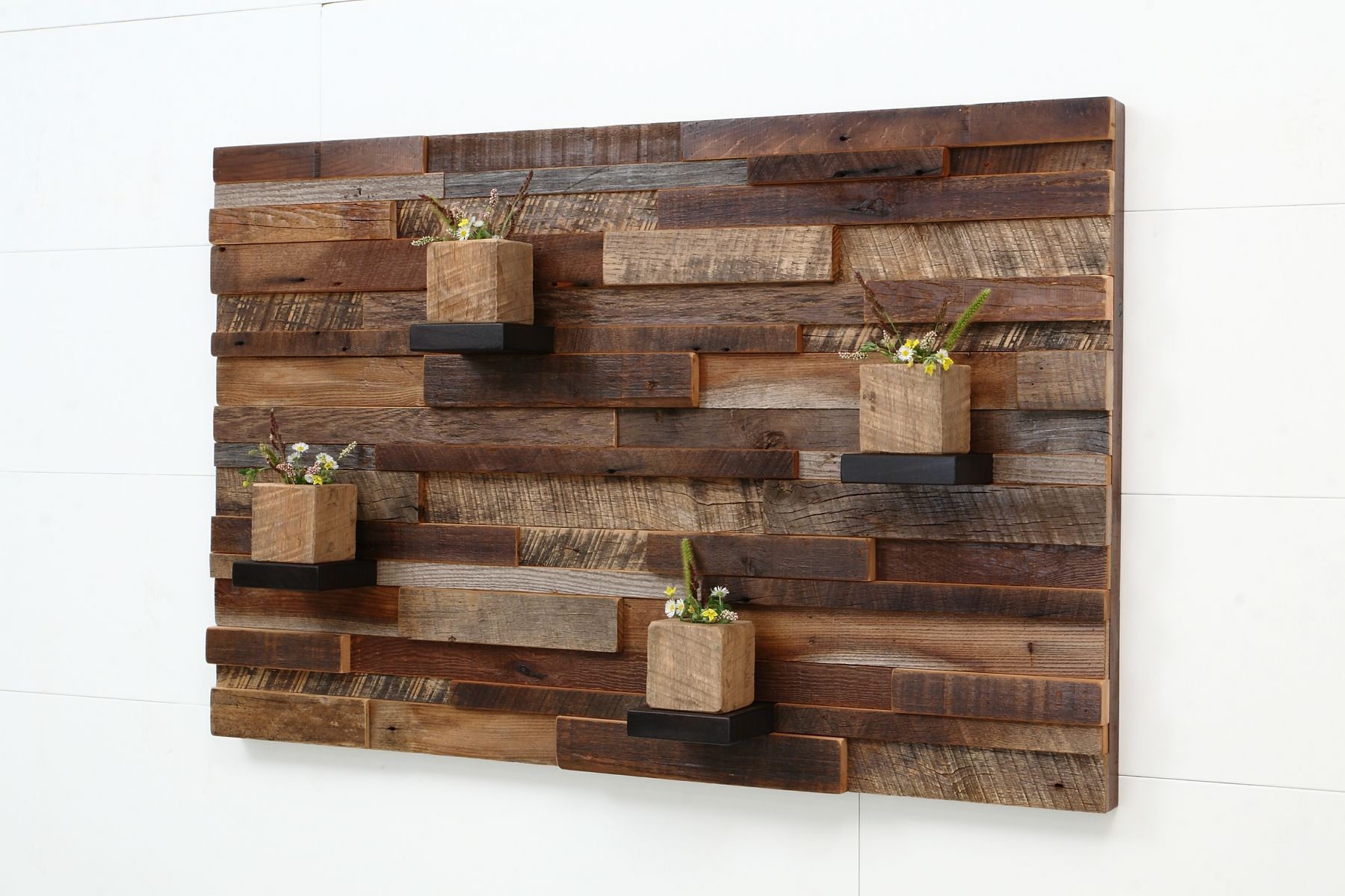 Hand Crafted Reclaimed Wood Wall Art Made Of Old Barnwood 