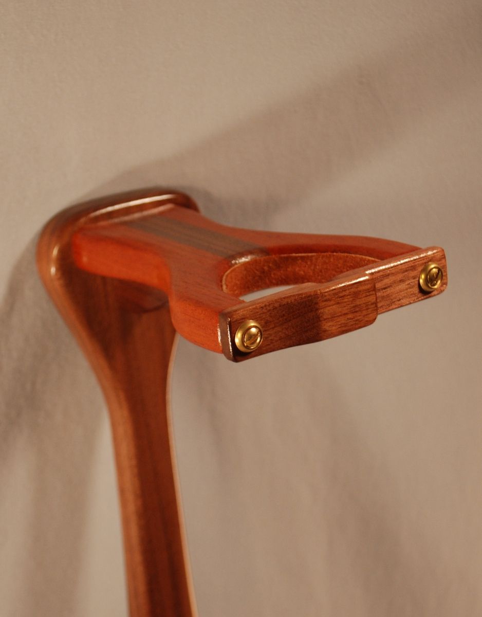 Buy Handmade Wall Guitar Stand, made to order from South Mountain