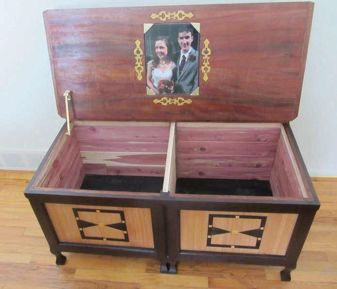 Hand Crafted Wedding Hope Chest by Woodward Woodworks