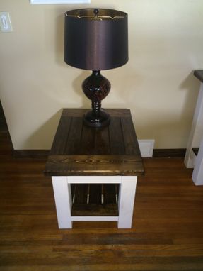 Custom Made Custom Made Rustic End Table