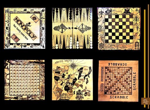 Custom Made Wood Scrabble Board, Custom Scrabble Board, Scrabble Board, Wood Board Games