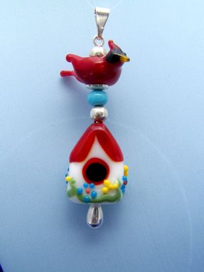 Custom Made Glass Pendants For The Birds