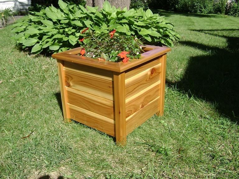 Hand Made Planter Box - Cedar Outdoor by JM Wood ...