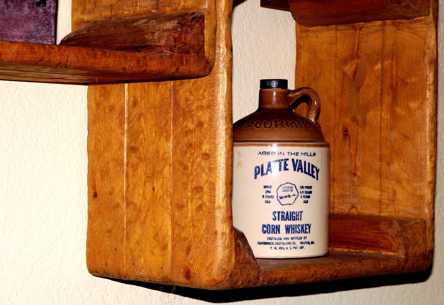 Custom Made Rustic Wall Mounted Wood Display Case By Rustic Furniture