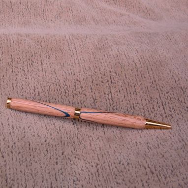 Custom Made Wood Pen Of Oak   S021