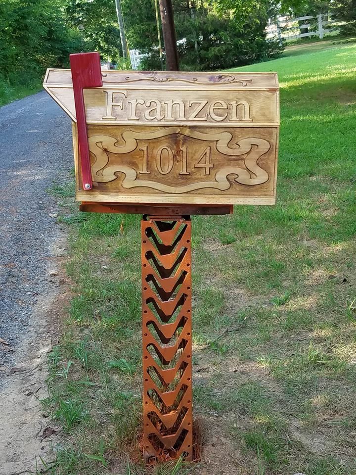 Custom Made Large Wooden Mailbox, Wooden Mailboxes
