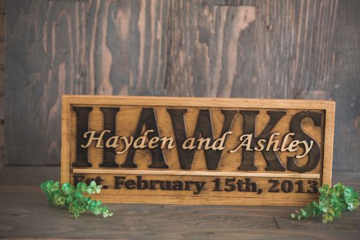 Custom Made Family Name Sign Established Sign Last Name Sign Wedding Gift Anniversary Gift Wood Sign