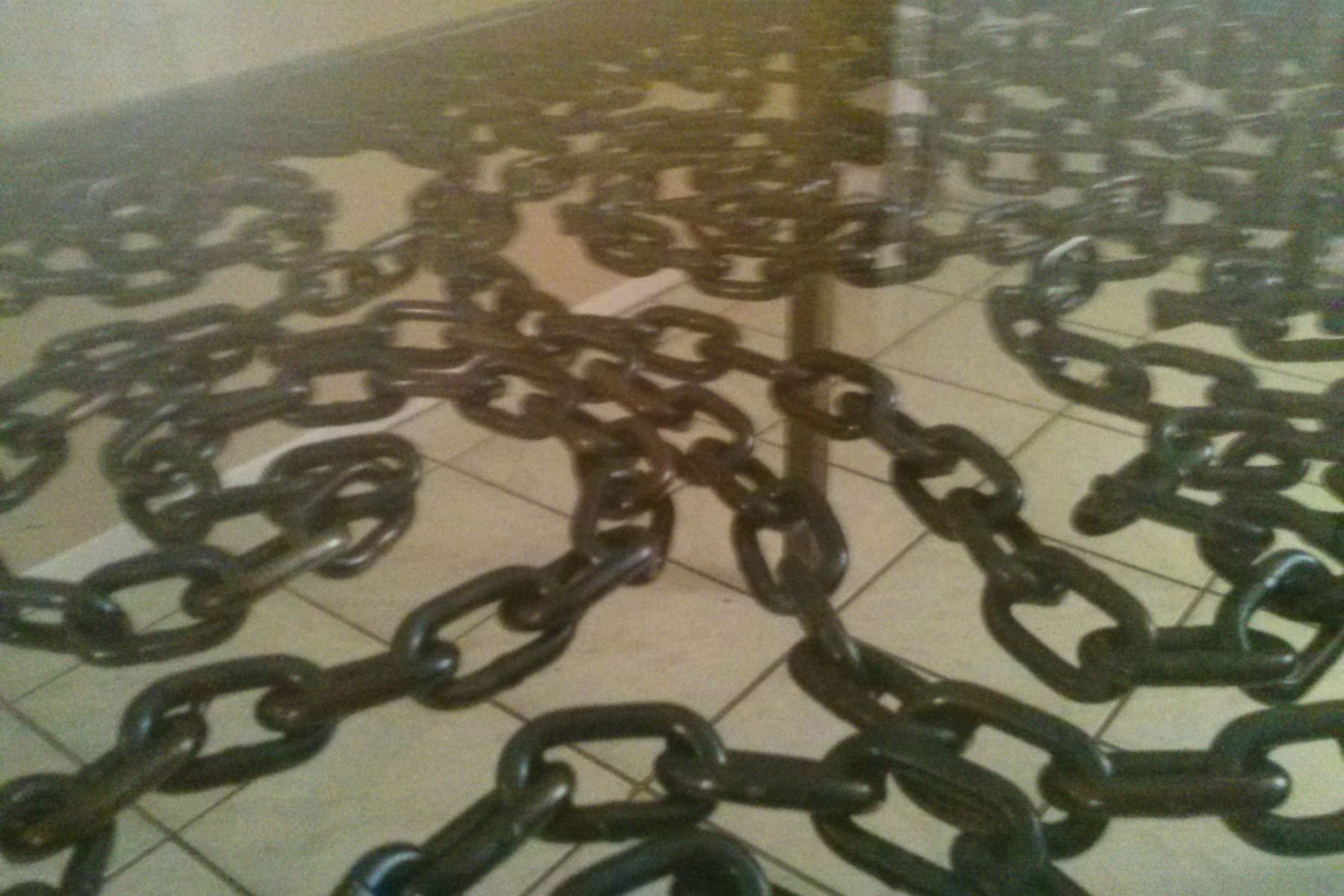 Hand Crafted Chain Dining Table by Helicon