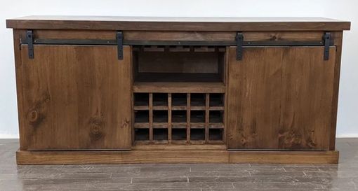 Custom Made Rustic Farmhouse Reclaimed Wood Wine / Liquor Cabinet / Sideboard / Buffet / Farm House Style