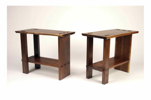 Custom Made Walnut Side Tables