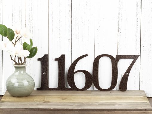 Custom Made Metal House Number Sign