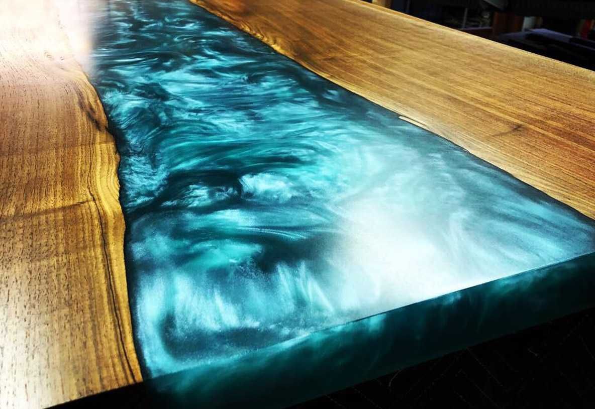 Custom Epoxy Resin Table Or Project, Or Encapsulating Objects Using Bio