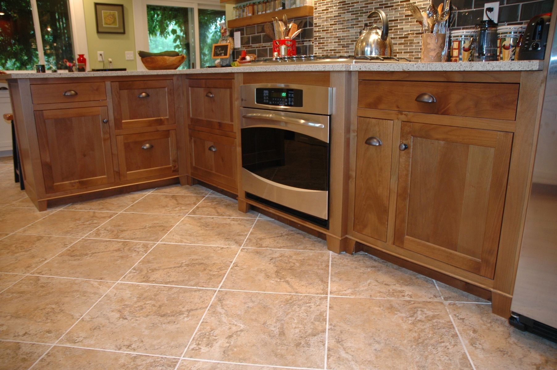 Custom Made Nutmeg And White Kitchen by Custom Corners Llc