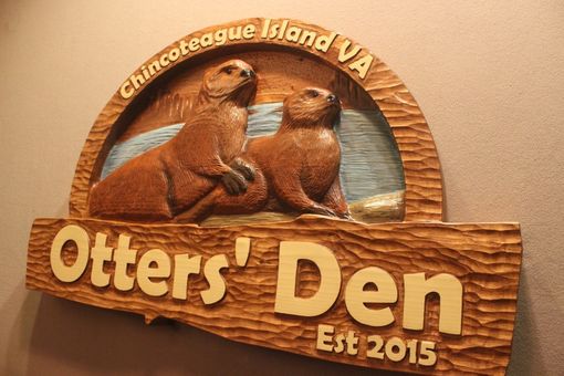 Custom Made Otter Signs | Home Signs | House Signs | Cabin Signs | Cottage Signs | Lodge Signs | Retreat Signs